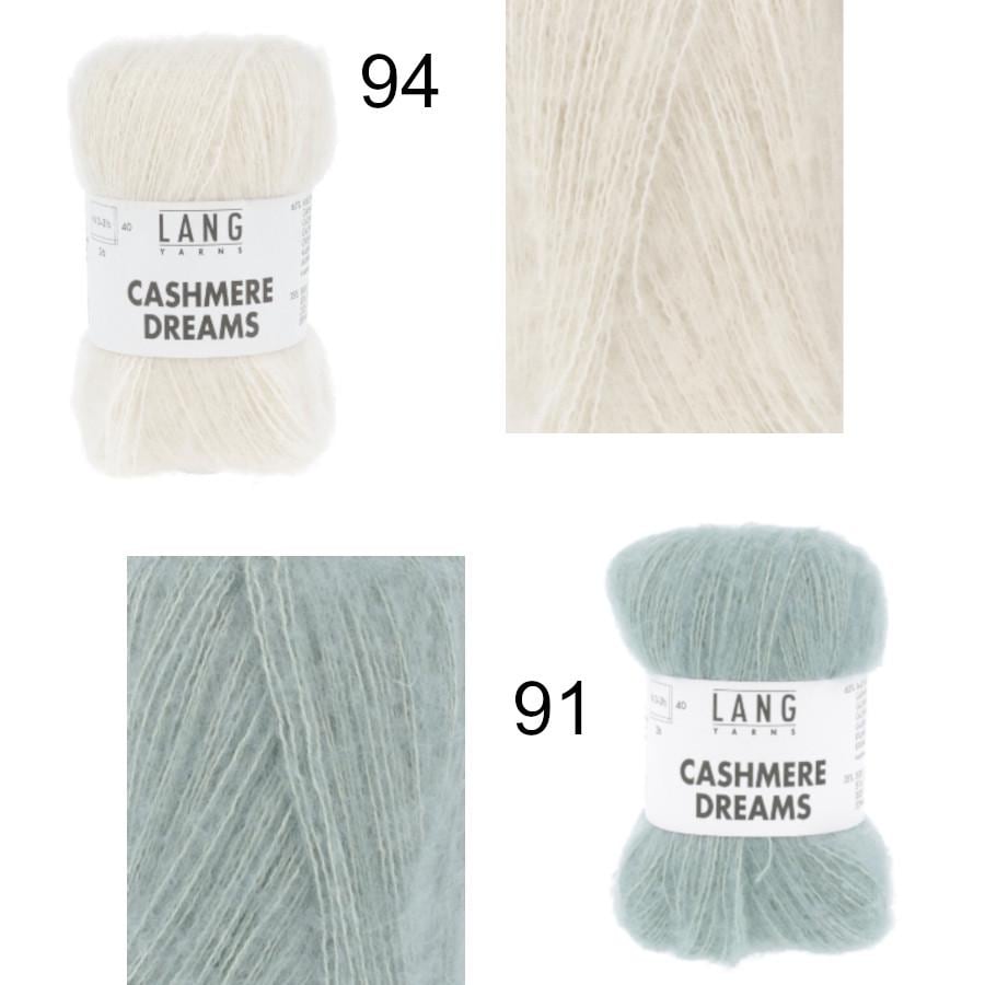 Lang Yarns CASHMERE DREAMS Luxusgarn LL 25g/290m Kaschmir Seide weich edel kuschelig Fine 3,0 - 3,5 mm