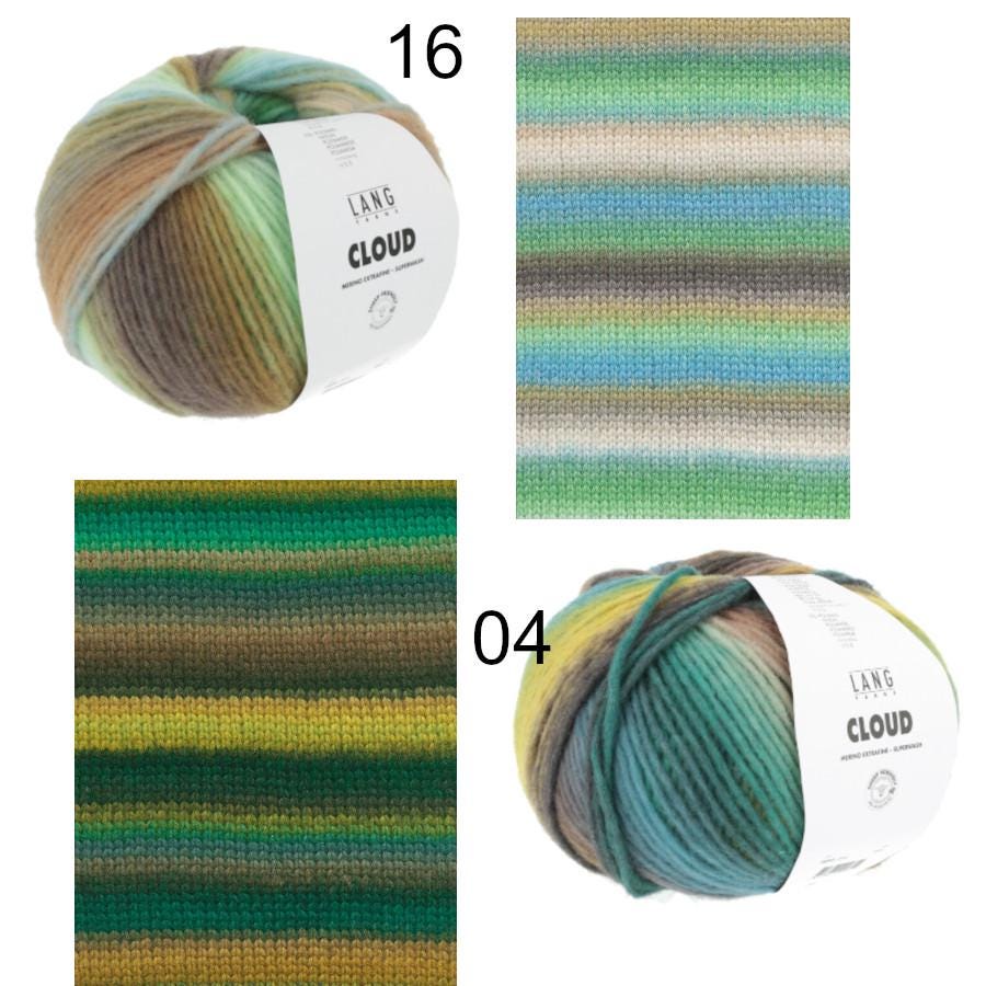 Lang Yarns CLOUD Merino extrafine 100g/260m Merino Schurwolle weich flauschig Chunky