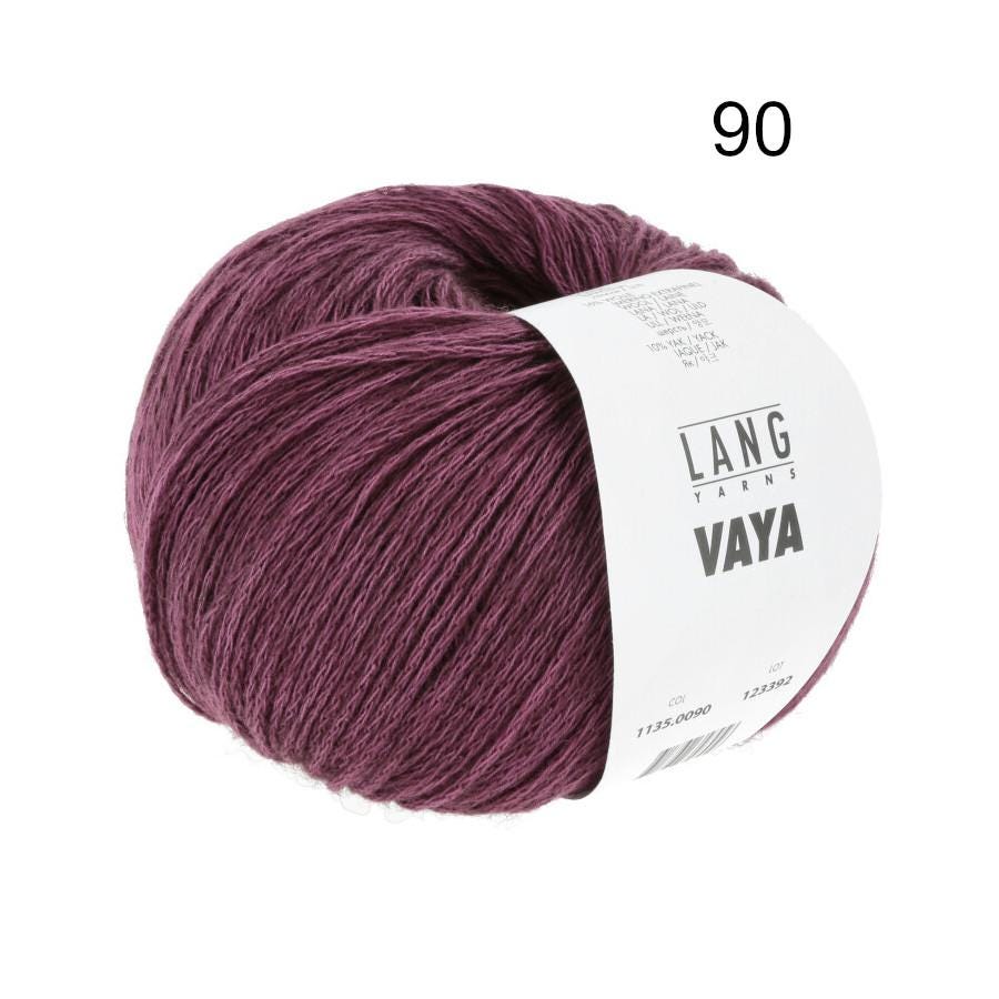 Lang Yarns VAYA 50g/200m Baumwolle Merino extrafine Yak 3,5 - 4,0 mm DK fein leicht edel