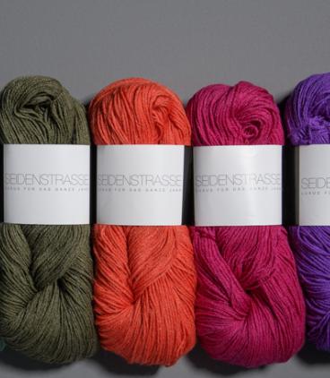 Atelier Zitron SEIDENSTRASSE 100g/400m Seide Merino extrafine edel weich  NS 3 - 3,5 mm