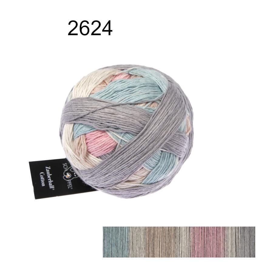 SCHOPPEL Zauberball Cotton 100g/420m reine Baumwolle NS 2 - 3 mm Farbverlaufsgarn