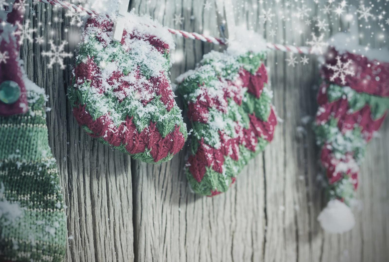 ADVENTSKALENDER 500 g Sockenwolle 4 fach 100g/ 400 - 425m Geschenk, Weihnachten Überraschungen Stricken Schurwolle Socken Accessoires