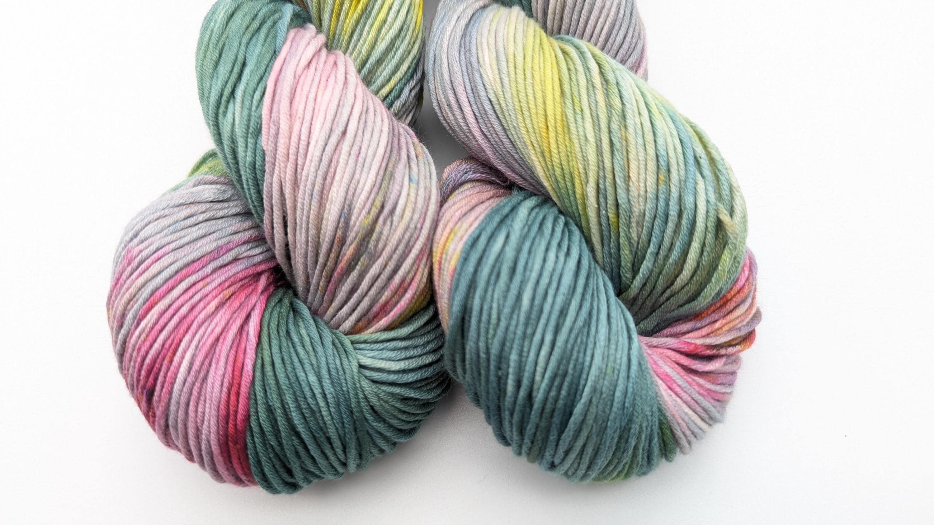 Handgefärbtes Baumwollgarn Pima Cotton 100g/212m reine Baumwolle "Unterwasserparadies" NS 5 blau türkis