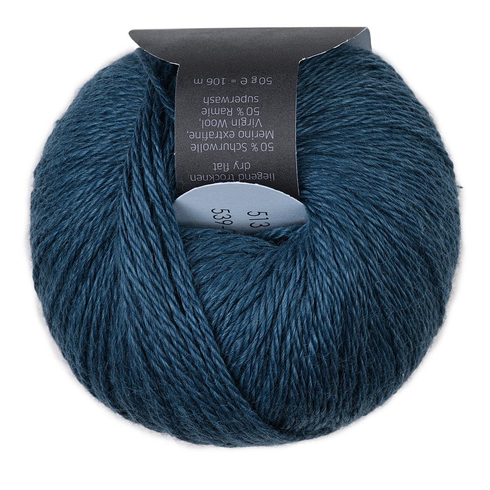 Atelier Zitron inEinklang 50g/106m Schurwolle Merino extrafine Ramie mulesingfrei weich 4,0 - 4,5 mm