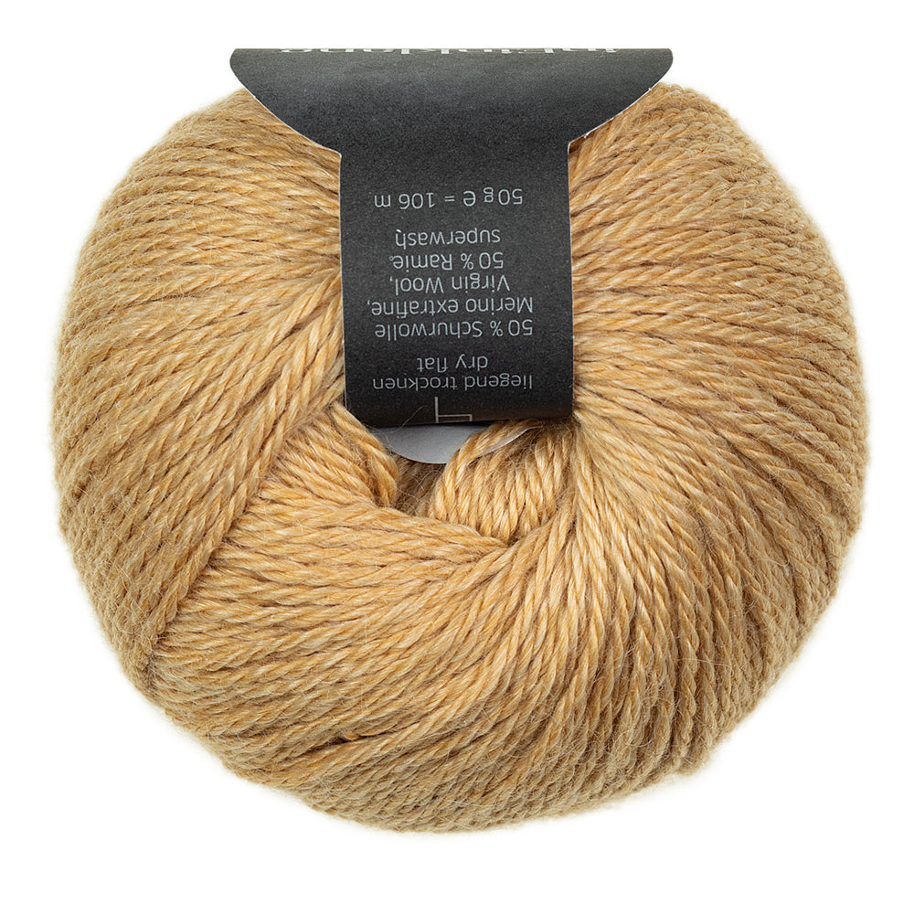 Atelier Zitron inEinklang 50g/106m Schurwolle Merino extrafine Ramie mulesingfrei weich 4,0 - 4,5 mm