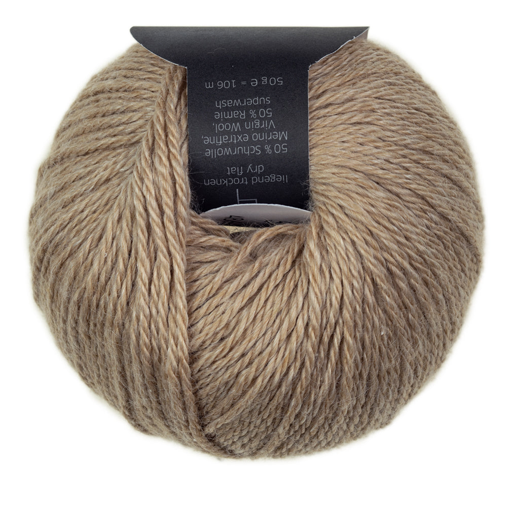 Atelier Zitron inEinklang 50g/106m Schurwolle Merino extrafine Ramie mulesingfrei weich 4,0 - 4,5 mm