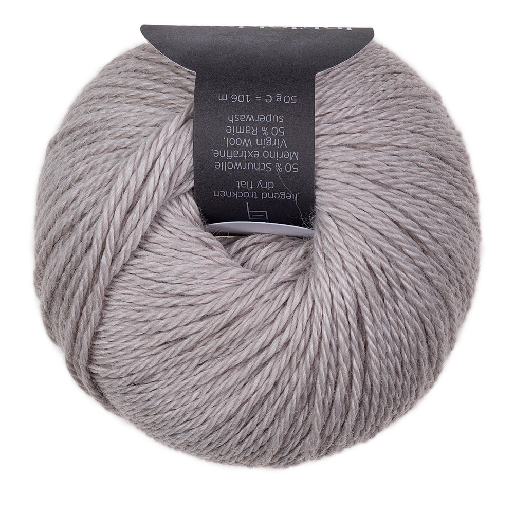 Atelier Zitron inEinklang 50g/106m Schurwolle Merino extrafine Ramie mulesingfrei weich 4,0 - 4,5 mm