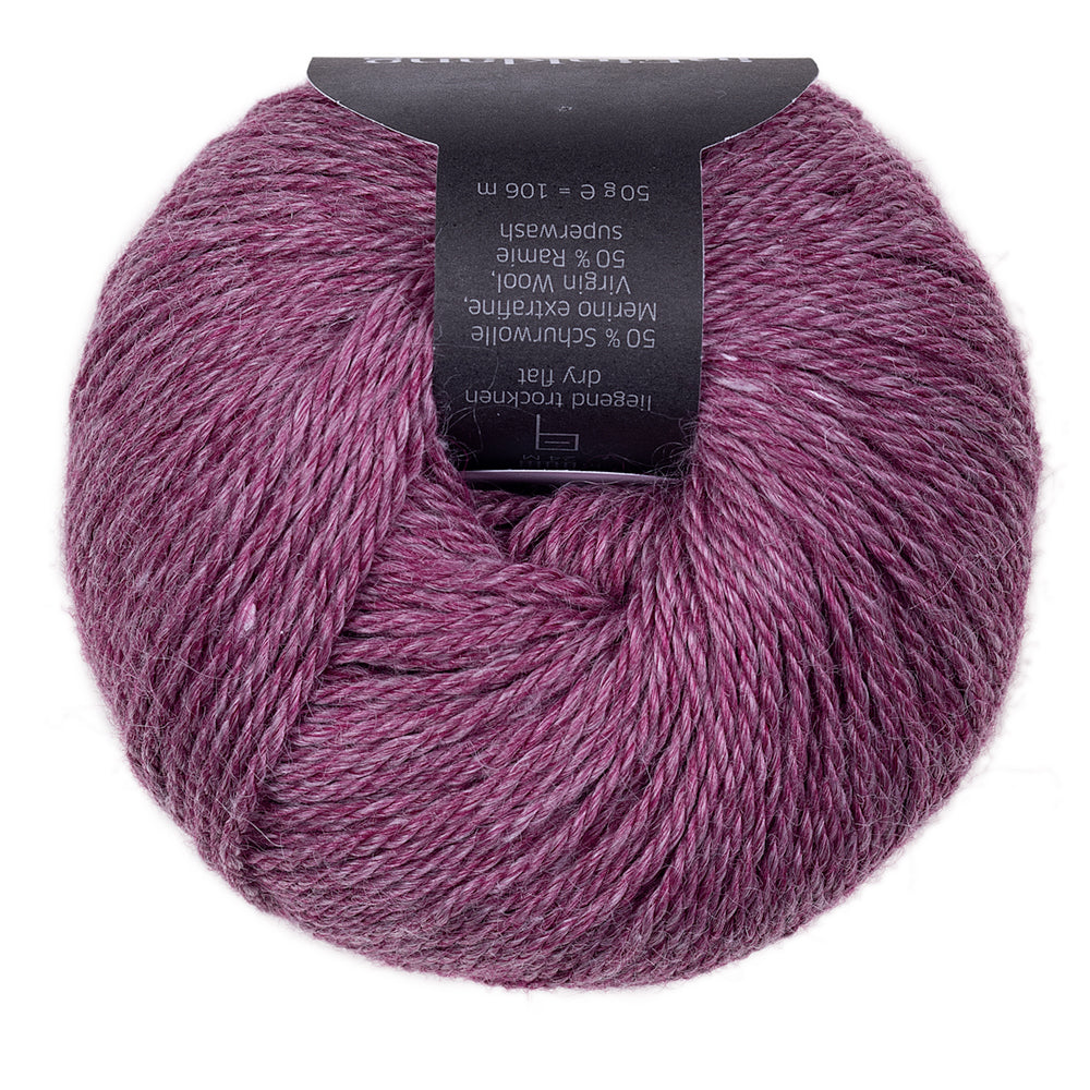 Atelier Zitron inEinklang 50g/106m Schurwolle Merino extrafine Ramie mulesingfrei weich 4,0 - 4,5 mm