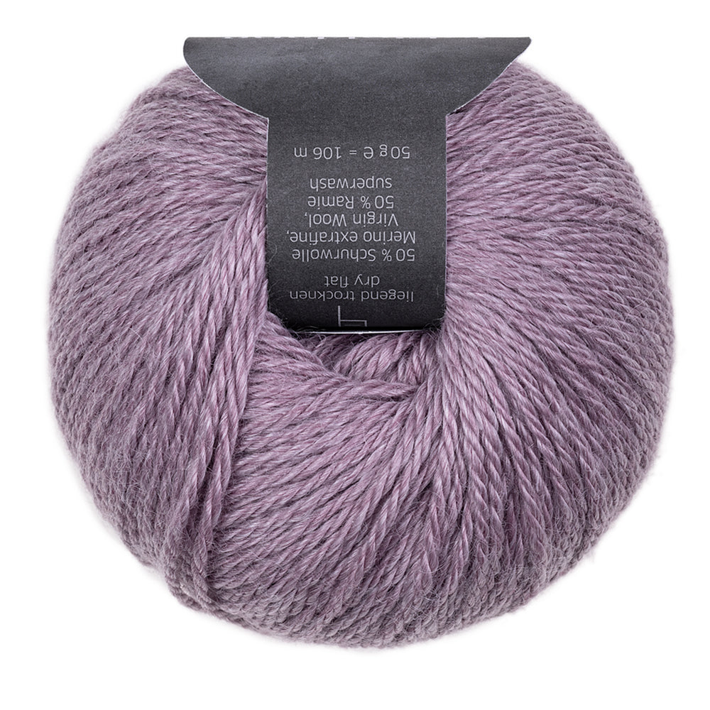 Atelier Zitron inEinklang 50g/106m Schurwolle Merino extrafine Ramie mulesingfrei weich 4,0 - 4,5 mm