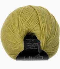 High Twist Atelier Zitron 50g/200m Merino extrafine Sockenwolle 4-fach